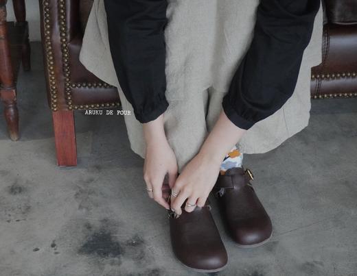 DIU棕/灰/驼/黑牛皮手工鞋 商品图5