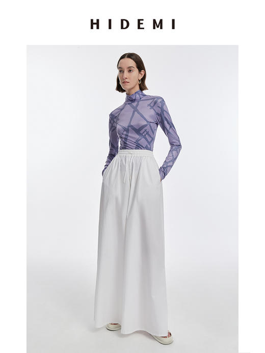 HIDEMI 简约褶皱抽绳设计感衬衫 商品图14