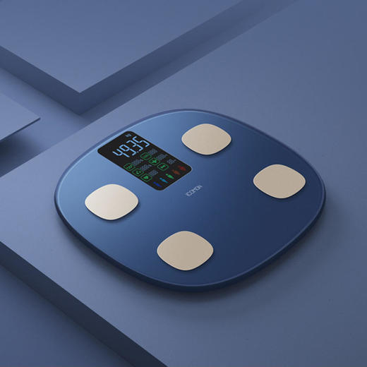 【陪你做身材的设计师】ICOMON沃莱S3-智慧升级大屏体脂秤APP同步33项核心身体数据4.8寸大屏幕 商品图1