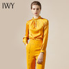 IWY/黄色职业装女正装套装英伦气质款简约办公室女款职业服装面试203100B1-Y+73P2 商品缩略图2