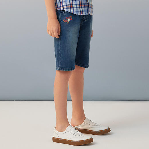 【水洗牛仔短裤】童装牛仔短裤裤男童2021夏季新款五分中裤 商品图2