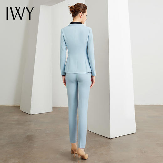 IWY/淡蓝色长袖西装长裤套装CP711 商品图3