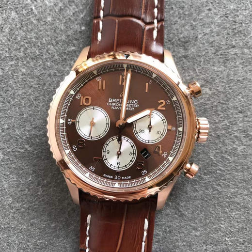 🆕超霸气BL百年灵飞行员8系列出货 承载7750机芯 316钢 精钢和玫瑰金可以选择！！达摩非常到位 美轮美奂 美不胜收 ！！搭配专柜正品一致的904不锈钢，材质 跟原装一样 。 商品图7