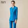 IWY/春秋时尚总裁蓝色西装套装气质洋气青果领商务正装203133C1+203133P3 商品缩略图1