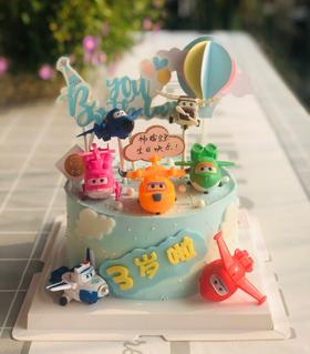 超级飞侠蛋糕（数字可换）