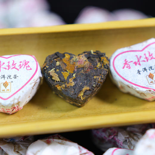 域邦心形玫瑰普洱沱（普洱茶熟茶调味茶） 商品图1