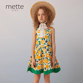 【纯棉无袖露背裙】2021夏季新款童装碎花连衣裙女童无袖吊带裙子