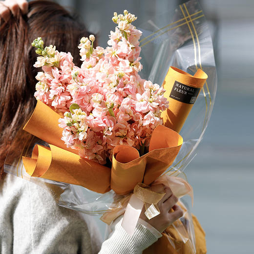 紫罗兰ins花束清新高雅送女朋友老婆妈妈老师闺蜜朋友生日38女神节妇女节520告白表白送花 商品图4