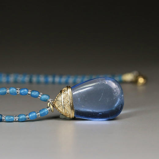 中古琉璃坠“听涛”项链 商品图2