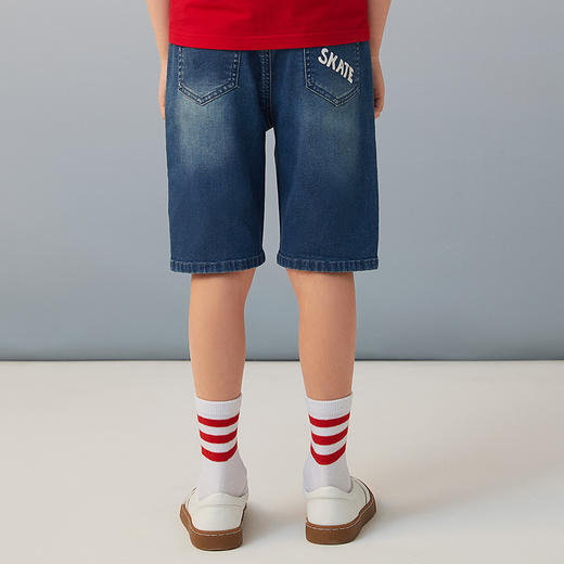 【水洗牛仔短裤】童装牛仔短裤裤男童2021夏季新款五分中裤 商品图3