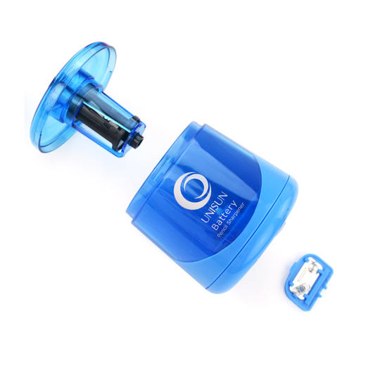 UNISUN电动转笔刀儿童小学生专用铅笔刀耐用 送电池*2+刀头 商品图5