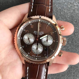 🆕超霸气BL百年灵飞行员8系列出货 承载7750机芯 316钢 精钢和玫瑰金可以选择！！达摩非常到位 美轮美奂 美不胜收 ！！搭配专柜正品一致的904不锈钢，材质 跟原装一样 。