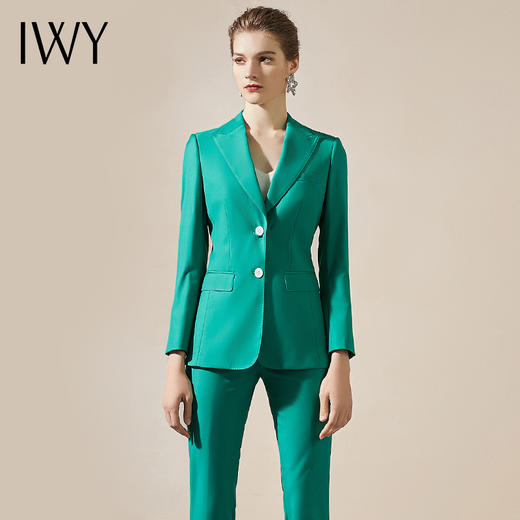 IWY/时尚绿色西装套装职业装CP9198 商品图2