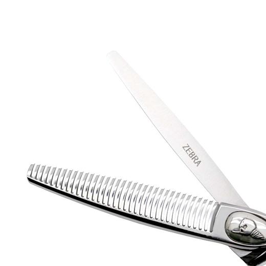 ZEBRA斑马 E603567 牙剪/综合剪/打薄剪/去发量25-30%/鹿角齿/35根齿/正刃/6寸 商品图3
