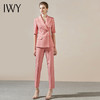 IWY/直播福利款 新品粉色短袖西装裤子套装212012C1+P1 商品缩略图2