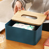 【木盖桌面抽纸收纳盒】木盖桌面抽纸收纳盒北欧风纸巾盒家用客厅长方形居家日用 商品缩略图5