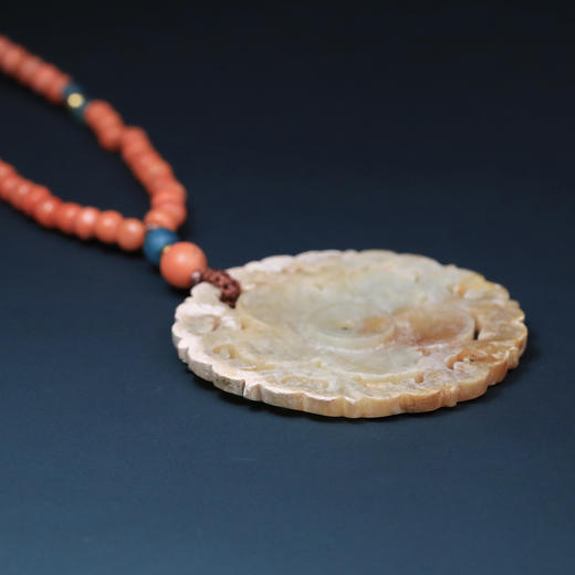 明代和田玉梅花佩“晴雪”项链 商品图5