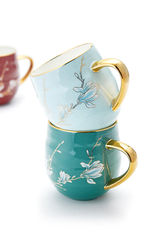 行云玉兰花珐琅彩单杯 商品图2