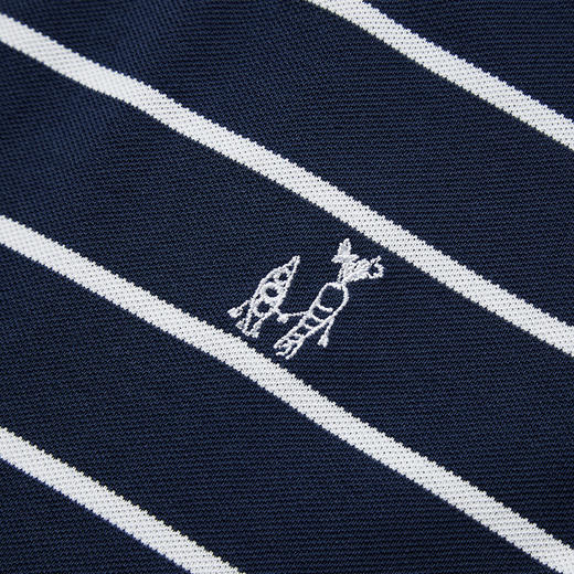 【纯棉条纹T】童装条纹短袖T恤男童2021夏新款圆领薄款打底上衣 商品图6