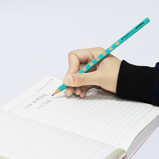 德国LYRA艺雅洞洞铅笔HB三角形粗杆2b儿童幼儿园小学生矫正握姿2h 商品图2