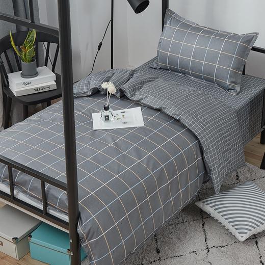 惠慈家居 单人全棉斜纹三件套 （被套155*205cm /床单155*230cm /枕套47*72cm ） 商品图12