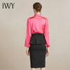 IWY/ 玫红色衬衫百搭气质衬衣203102B1 商品缩略图3