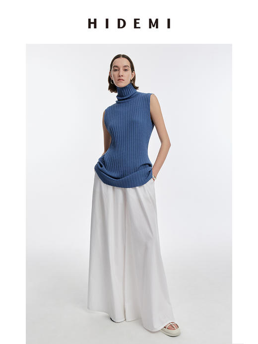 HIDEMI 简约褶皱抽绳设计感衬衫 商品图13