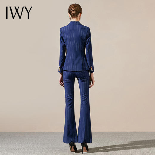 IWY/蓝色条纹西装套装职场白领上班工作服CPS8118 商品图2