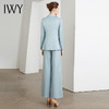 IWY/蓝色职业西装套装女时尚气质小个子修身显瘦腰带名媛商务上班正装CP650【含腰带】 商品缩略图3