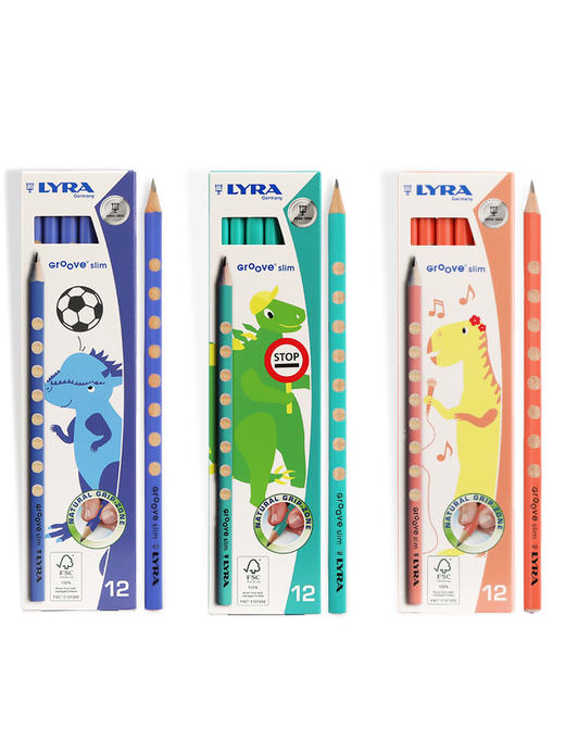 德国LYRA艺雅洞洞铅笔HB三角形粗杆2b儿童幼儿园小学生矫正握姿2h 商品图4