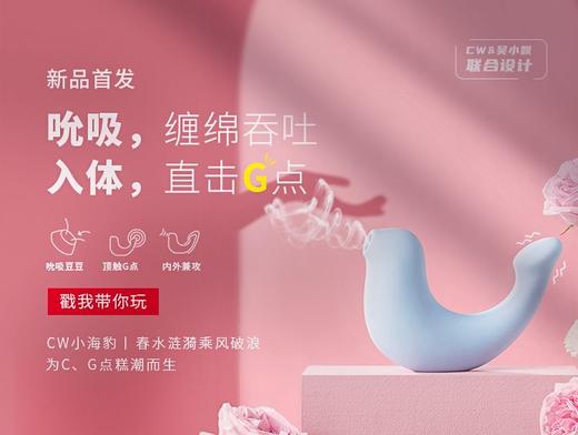CW大人糖 小海豹【下拉详情页领券更优惠】跳蛋女性逗豆入体自慰震动海豚成人情趣玩具 商品图3