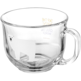 Glasslock 북극곰유리컵350ml