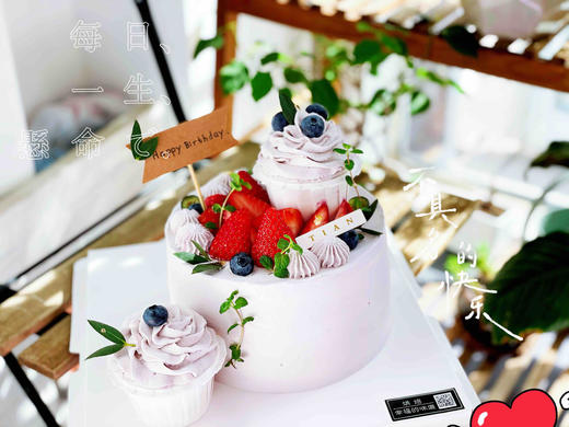 恬静优雅的紫色蛋糕🎂 商品图0