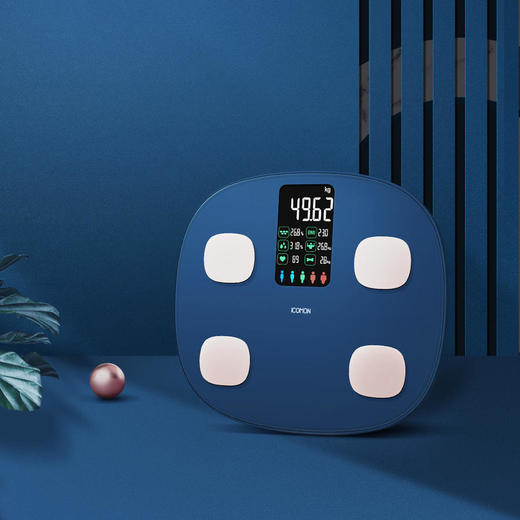 【陪你做身材的设计师】ICOMON沃莱S3-智慧升级大屏体脂秤APP同步33项核心身体数据4.8寸大屏幕 商品图2