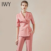 IWY/直播福利款 新品粉色短袖西装裤子套装212012C1+P1 商品缩略图1