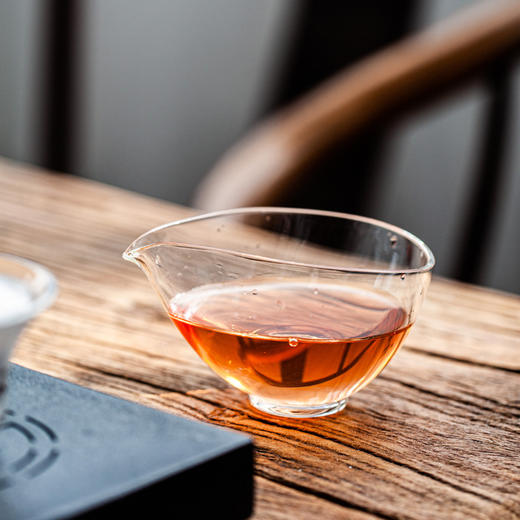 公道杯-高硼硅玻璃-椭圆形树叶形公杯 商品图3