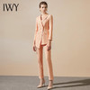 IWY/香槟粉西服套装女正装气质款复古工装洋气端庄高定白领时尚ol203132C1+P1 商品缩略图4