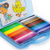 法国maped马培德24色塑料蜡笔儿童画画笔宝宝腊笔不脏手可水洗 商品缩略图2
