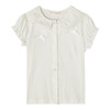 【纯棉短袖衬衫】童装短袖衬衫女童2021夏季新款白色纯棉衬衣 商品缩略图7