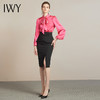 IWY/ 玫红色衬衫百搭气质衬衣203102B1 商品缩略图2