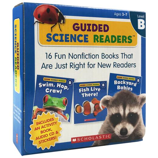 学乐指导性科学读本B级16册套装 儿童英语启蒙读本 英文原版 Guided Science Readers Level B 英文版进口科学绘本分级阅读书籍 商品图4