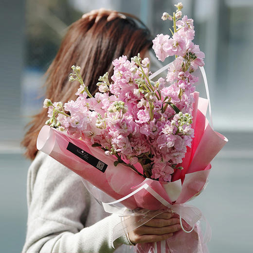 紫罗兰ins花束清新高雅送女朋友老婆妈妈老师闺蜜朋友生日38女神节妇女节520告白表白送花 商品图2