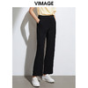 VIMAGE纬漫纪通勤职业显瘦直筒长裤女裤VA2105103 商品缩略图2