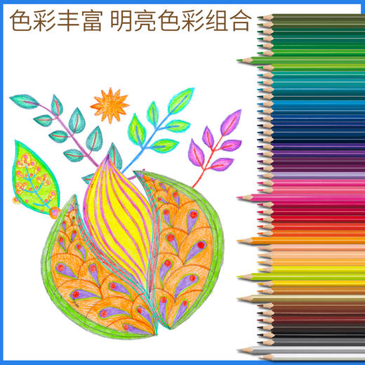 法国Maped马培德36色彩色铅笔儿童成人绘画美术用品专业画画入门用彩色笔芯 商品图2