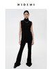 HIDEMI 纸片人超显瘦针织套装 高领背心/喇叭裤 商品缩略图3