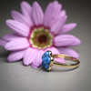 元代琉璃簪头梅花戒指 商品缩略图1