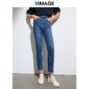 VIMAGE纬漫纪品牌女装百搭显瘦修身弹力小脚牛仔裤VA2105105 商品缩略图0