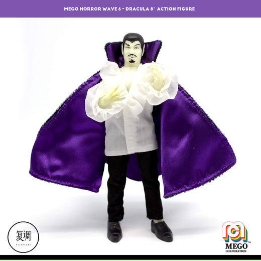 现货 Mego 德古拉 Dracula 吸血鬼 夜光版 8英寸 挂卡 商品图1
