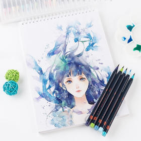 种草/日本奈良水彩毛笔