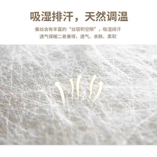 【蚕长丝填充】嘉莉娅夏季轻薄蚕丝被 甄选上茧 丝长可达1500米 柔软亲肤 亲肤透气 商品图1